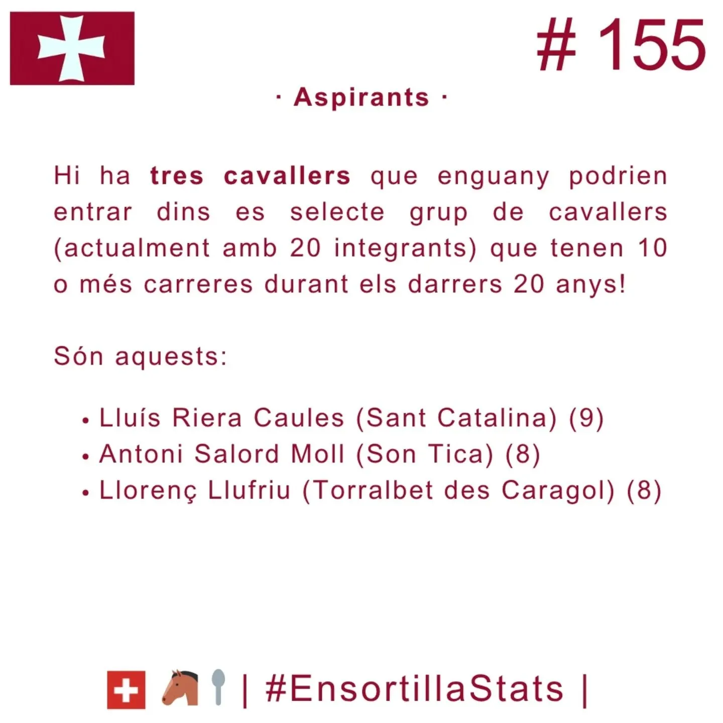 #155 | Aspirants per entrar a nes “grup de ses 10 carreres”